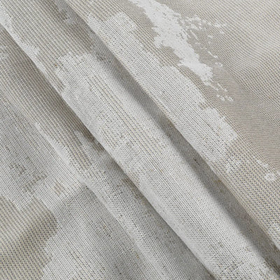 Freya Linen Semi Sheer Jacquard Curtains Pleated TWOPAGES