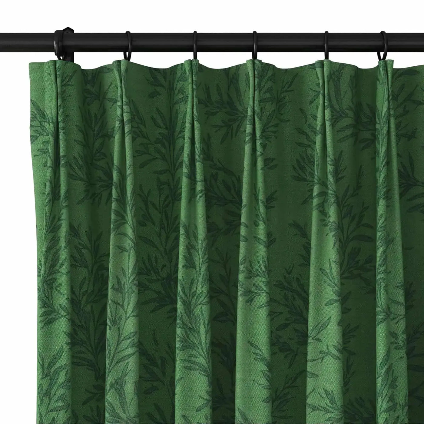 Sara Le Print Linen Cafe Curtains Pleated -TWOPAGES