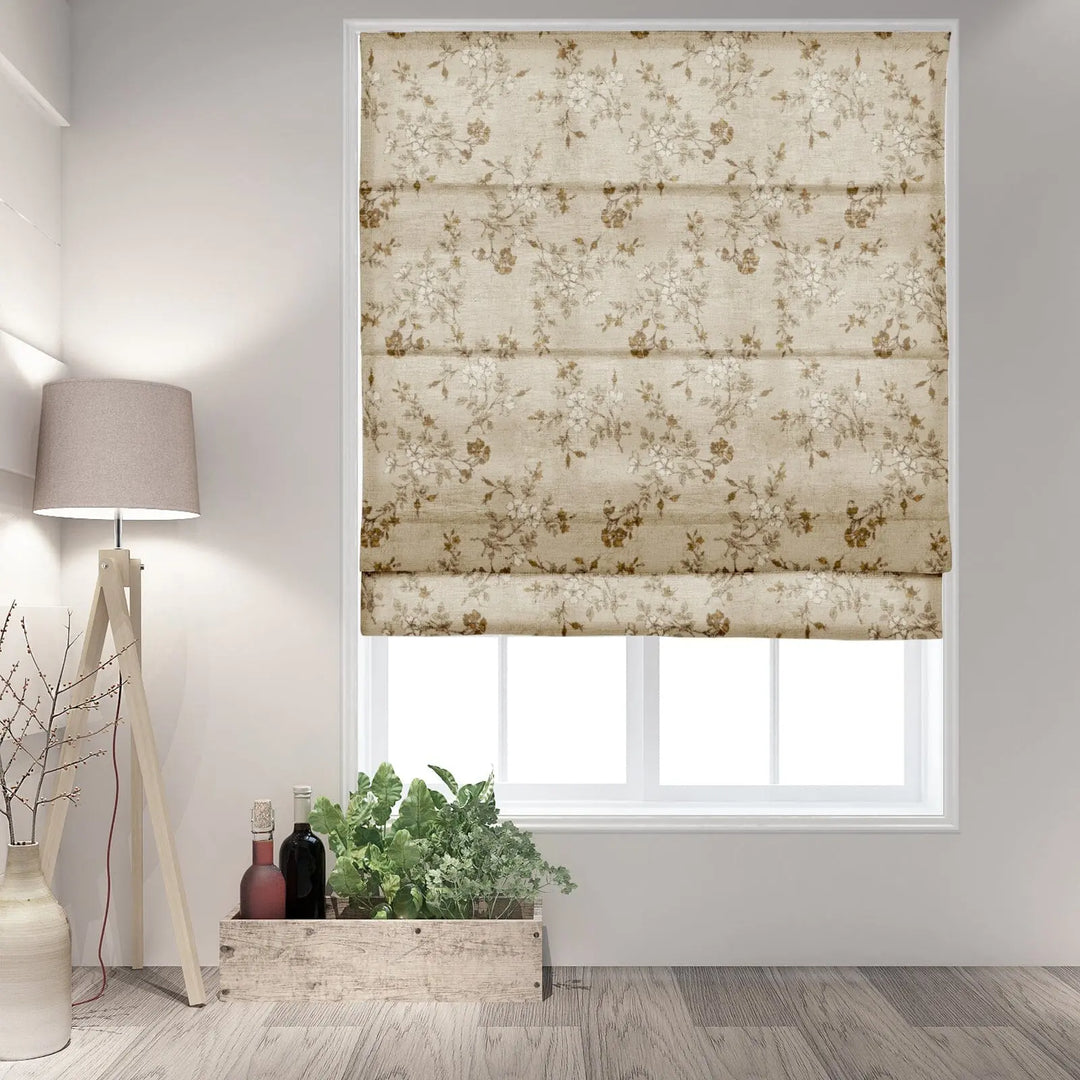 Floral Roman Shades, 6 Options. Custom Window Blinds for Living, Dining, Kitchen, Bedroom, outlets Kids Nursery, Office & Study. Blackout Option.