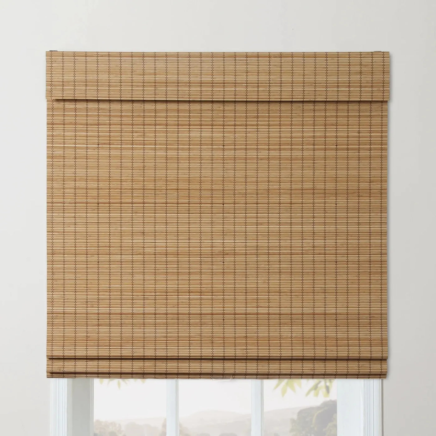 Sybil Bamboo Roman Shade - Flax