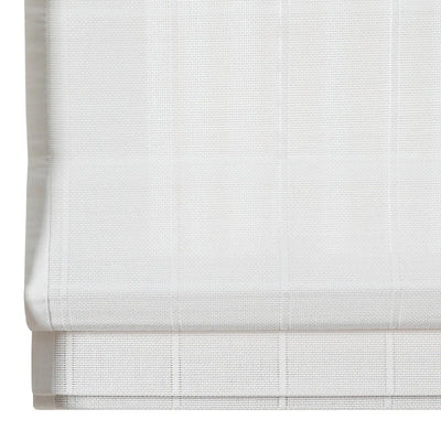 Sybil Bamboo Roman Shade - White TWOPAGES CURTAINS