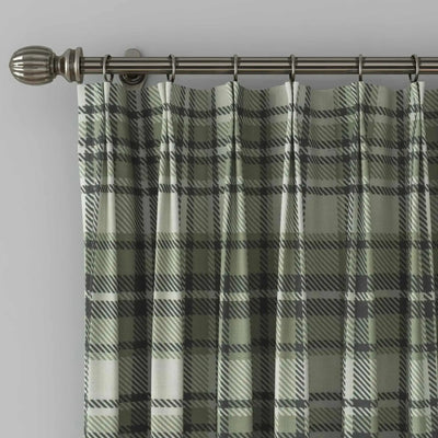 Sara Le Print Linen Cafe Curtains Pleated -TWOPAGES