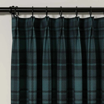 Sara Le Print Linen Cafe Curtains Pleated -TWOPAGES