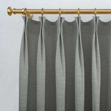 Jawara Luxury Linen Cotton Curtain Pleated- -TWOPAGES