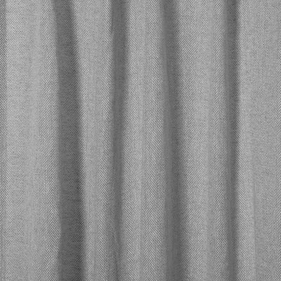 Ron Linen Herringbone Custom Curtain Pleated -TWOPAGES