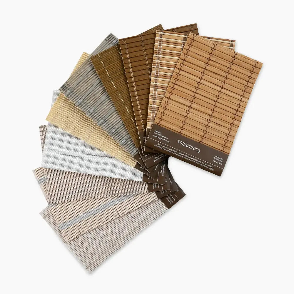 Choose Any 3 Bamboo Shades Sample Books TWOPAGES