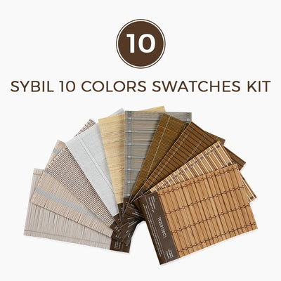 Sybil Bamboo Shade Swatches Kit 10 Colors TWOPAGES