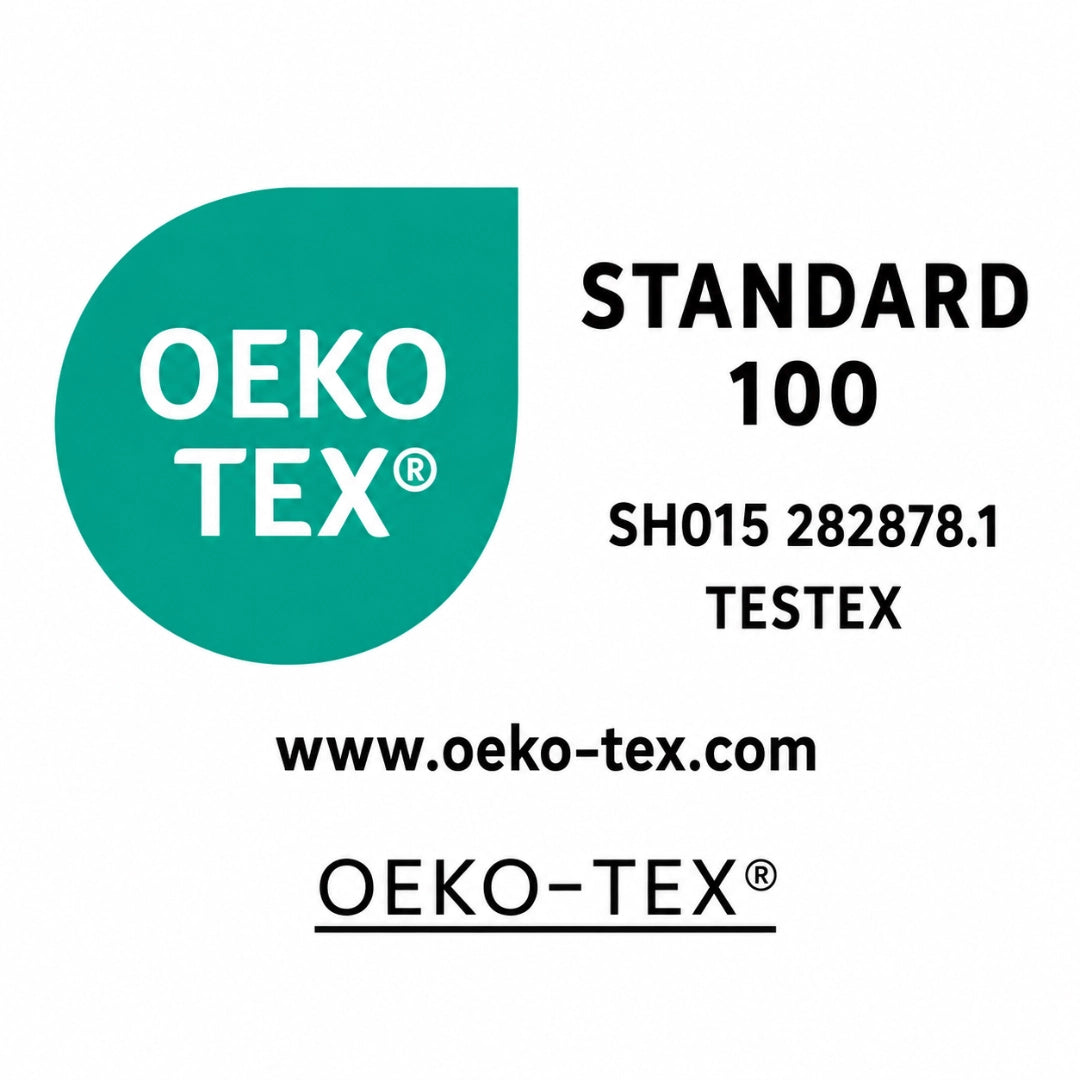 TWOPAGES Liz Fabrics are certified with OEKO-TEX Standard 100