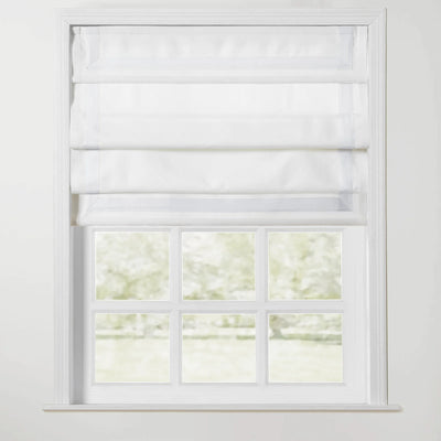 Tyrone Cordless Roman Shade with Border