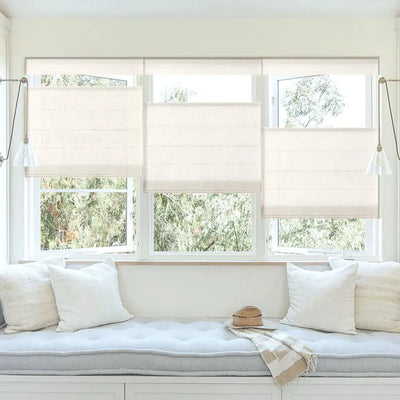 Custom Top Down Bottom Up Roman Shade Cordless -TWOPAGES