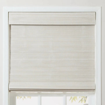 Sybil Bamboo Roman Shade - Wall White TWOPAGES CURTAINS