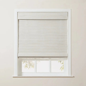 Sybil Bamboo Roman Shade - Wall White TWOPAGES CURTAINS