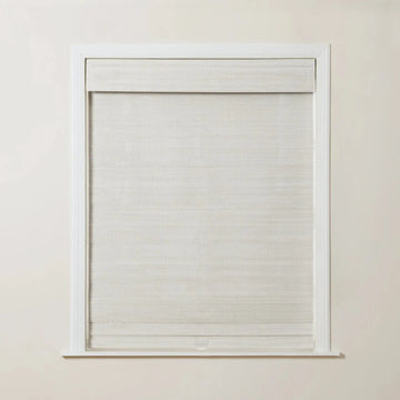 Sybil Bamboo Roman Shade - Wall White TWOPAGES CURTAINS