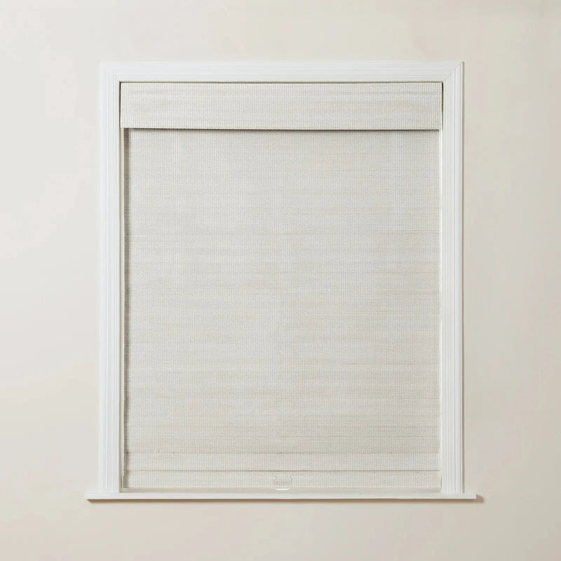 Sybil Bamboo Roman Shade - Wall White TWOPAGES CURTAINS