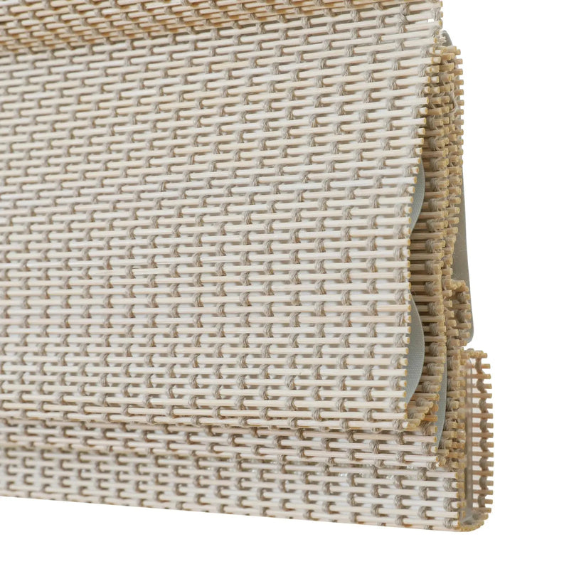 Sybil Bamboo Roman Shade - Wall White TWOPAGES CURTAINS