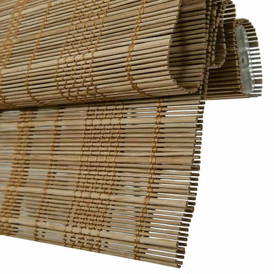 Rae Natural Pure Bamboo Woven Shades - Series Z -TWOPAGES CURTAINS