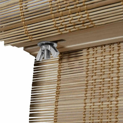 Rae Natural Pure Bamboo Woven Shades - Series Z -TWOPAGES CURTAINS