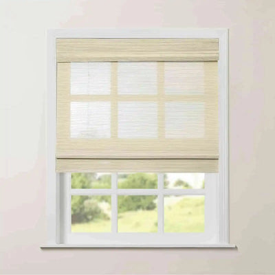 Rae Natural Pure Bamboo Woven Shades - Series Z -TWOPAGES CURTAINS