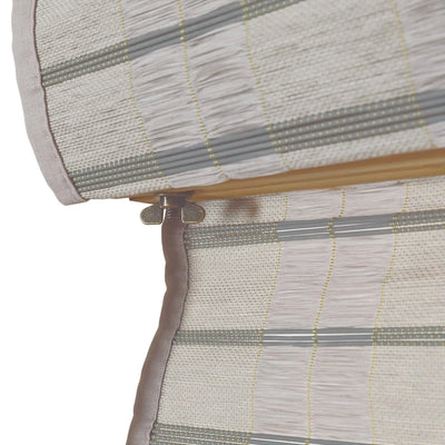 Natural Paper Bamboo Woven Shade - Dove Grey TWOPAGES CURTAINS