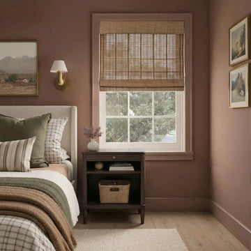 Rae Natural Pure Bamboo Woven Shades - Series Z- -TWOPAGES CURTAINS