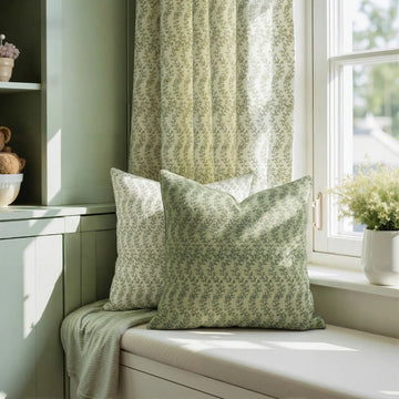 Britt Bengoechea Print Linen Cotton Pillow Cover