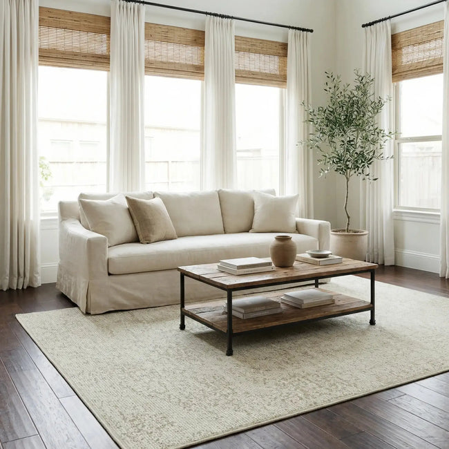 Clare Modern Speckled Wool Rug- -TWOPAGES