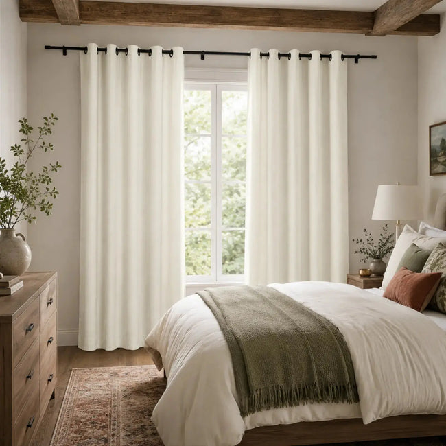 Lila 100% Blackout Drape Grommet- -TWOPAGES