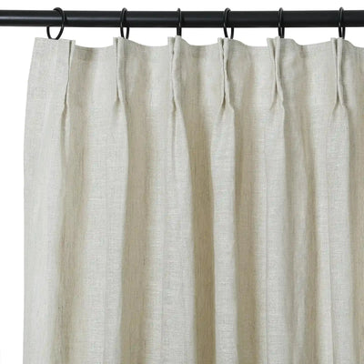 Joy 100% Linen Sheer Curtain Pleated -TWOPAGES