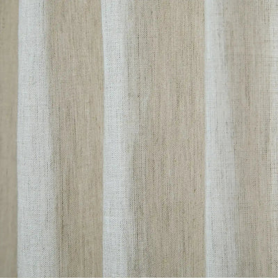 Joy 100% Linen Sheer Curtain Pleated -TWOPAGES