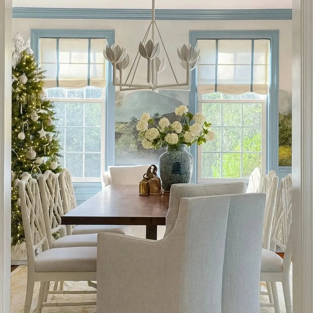 Isabella Roman Shade Cordless- Beige White 7084-4-TWOPAGES