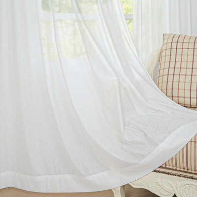 Bella Scratch Resistant Pet-Friendly Sheer Curtain Pleated -TWOPAGES CURTAINS