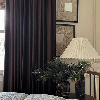 Birkin Velvet Curtain Pleated -TWOPAGES