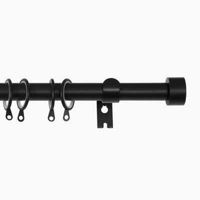 Jaylon Adjustable Curtain Rod with Rings -TWOPAGES