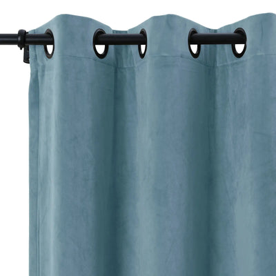 TWOPAGES Birkin Velvet Curtain Grommet- -TWOPAGES