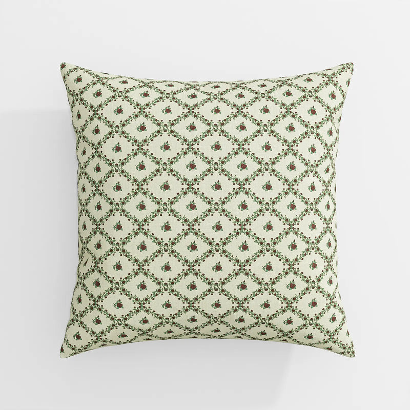 Britt Bengoechea Print Linen Cotton Pillow Cover