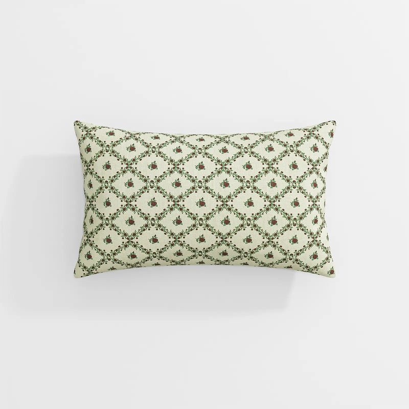 Britt Bengoechea Print Linen Cotton Pillow Cover