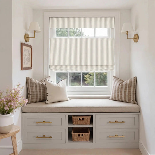 Custom Top Down Bottom Up Roman Shade Cordless- -TWOPAGES