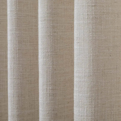 Liz Linen Pleated Cafe Curtains -TWOPAGES