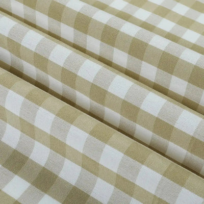Celia Striped Plaid Cafe Curtain -TWOPAGES