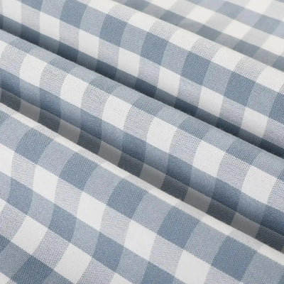 Celia Striped Plaid Cafe Curtain -TWOPAGES