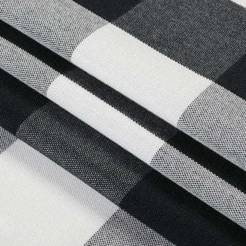 Celia Striped Plaid Curtain- -TWOPAGES