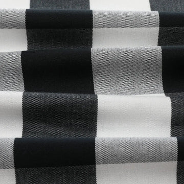 Celia Striped Plaid Curtain- -TWOPAGES