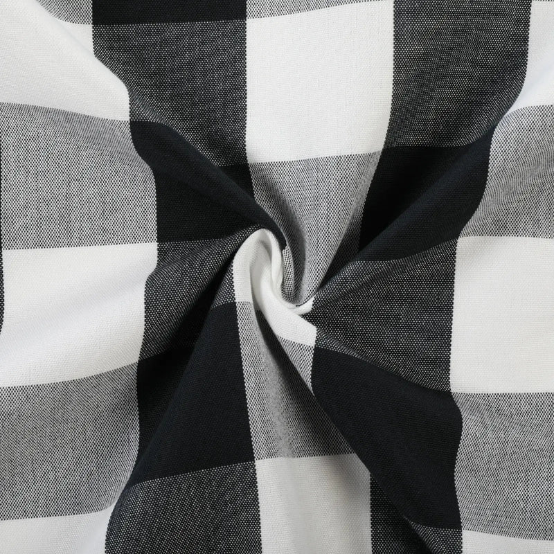 Celia Striped Plaid Curtain- -TWOPAGES