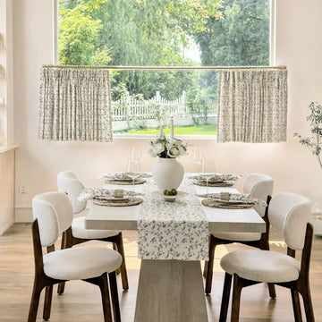 Britt Bengoechea x TWOPAGES Modern Patterned Table Runner- -TWOPAGES