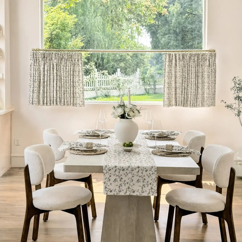 Britt Bengoechea x TWOPAGES Modern Patterned Table Runner- -TWOPAGES