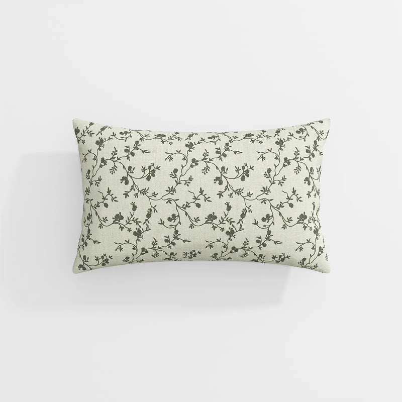 Britt Bengoechea Print Linen Cotton Pillow Cover
