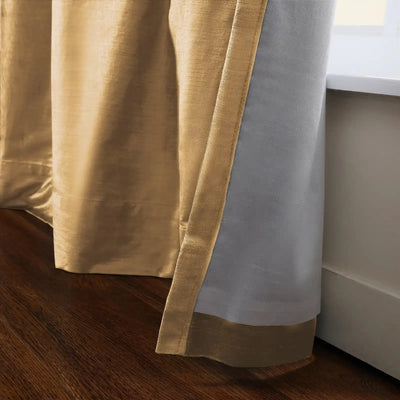 Veda Luster Cotton Velour Drapery Pleated -TWOPAGES