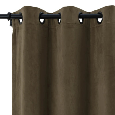 TWOPAGES Birkin Velvet Curtain Grommet- -TWOPAGES