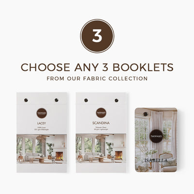 Choose Any 3 Fabric Booklets for $15