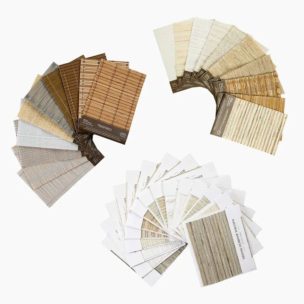 Choose Any 3 Bamboo Shades Sample Books TWOPAGES